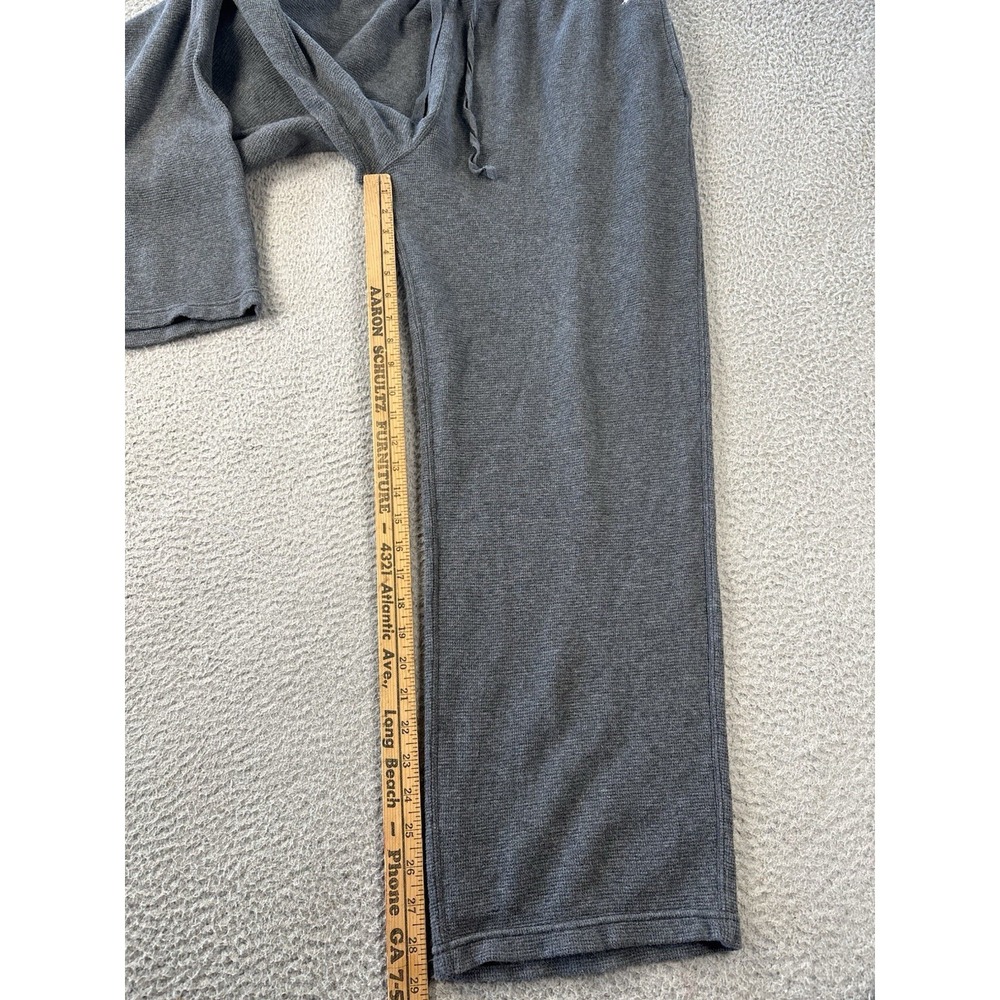 Polo Ralph Lauren Pajama Set Mens XL Gray Waffle Knit Thermal Short Sleeve - Picture 9 of 12